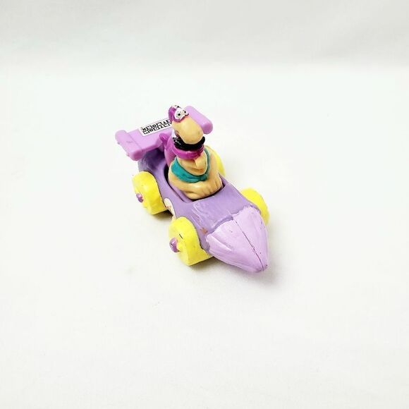 1997 Burger King The Flintstones Cartoon Characters Fred and Dino Pullback Motor - Picture 1 of 4